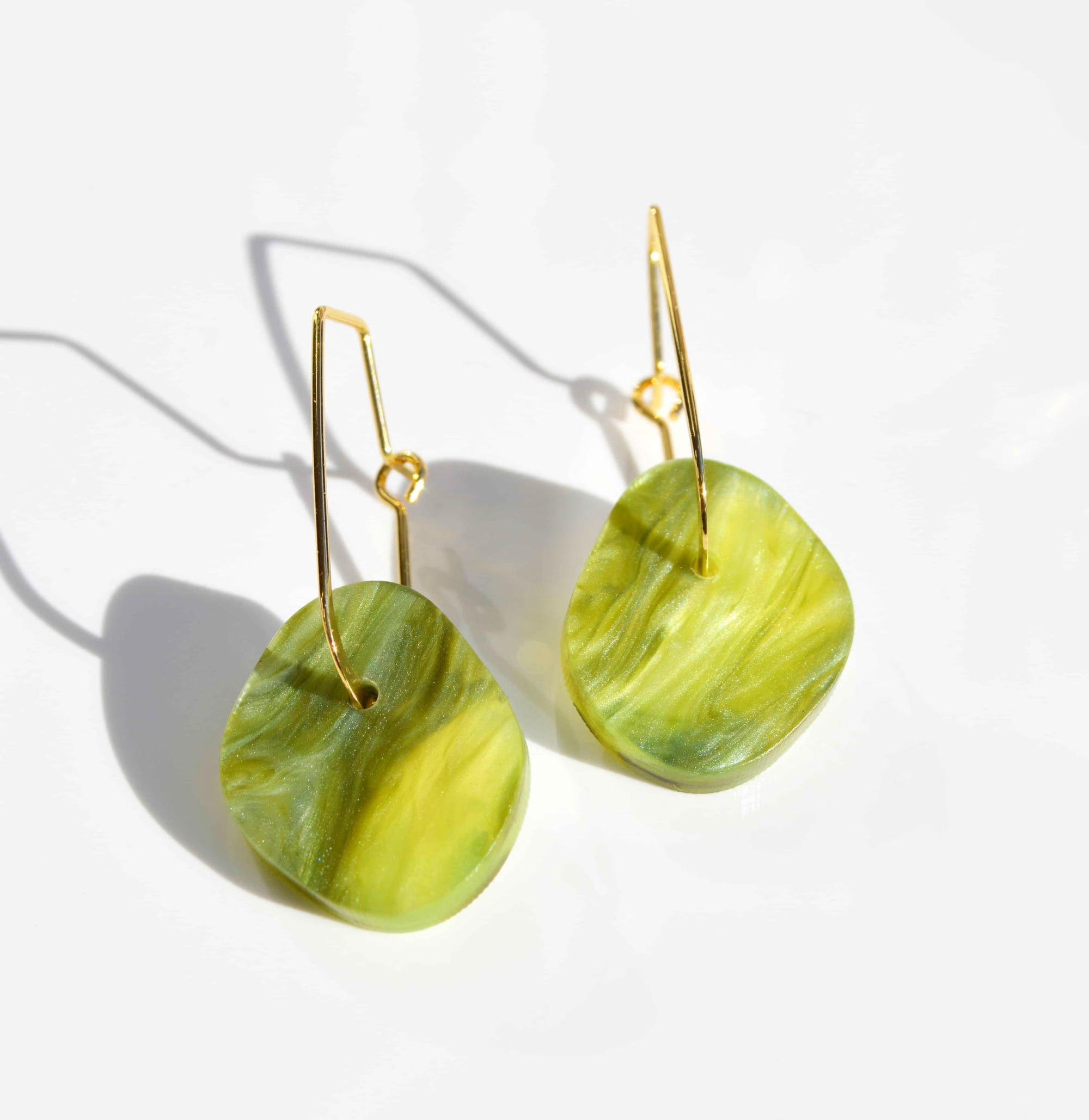 Hagen & Co Luna Earrings - Sage