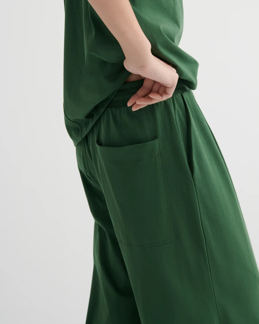 Kowtow Wide Leg Pant - Forest