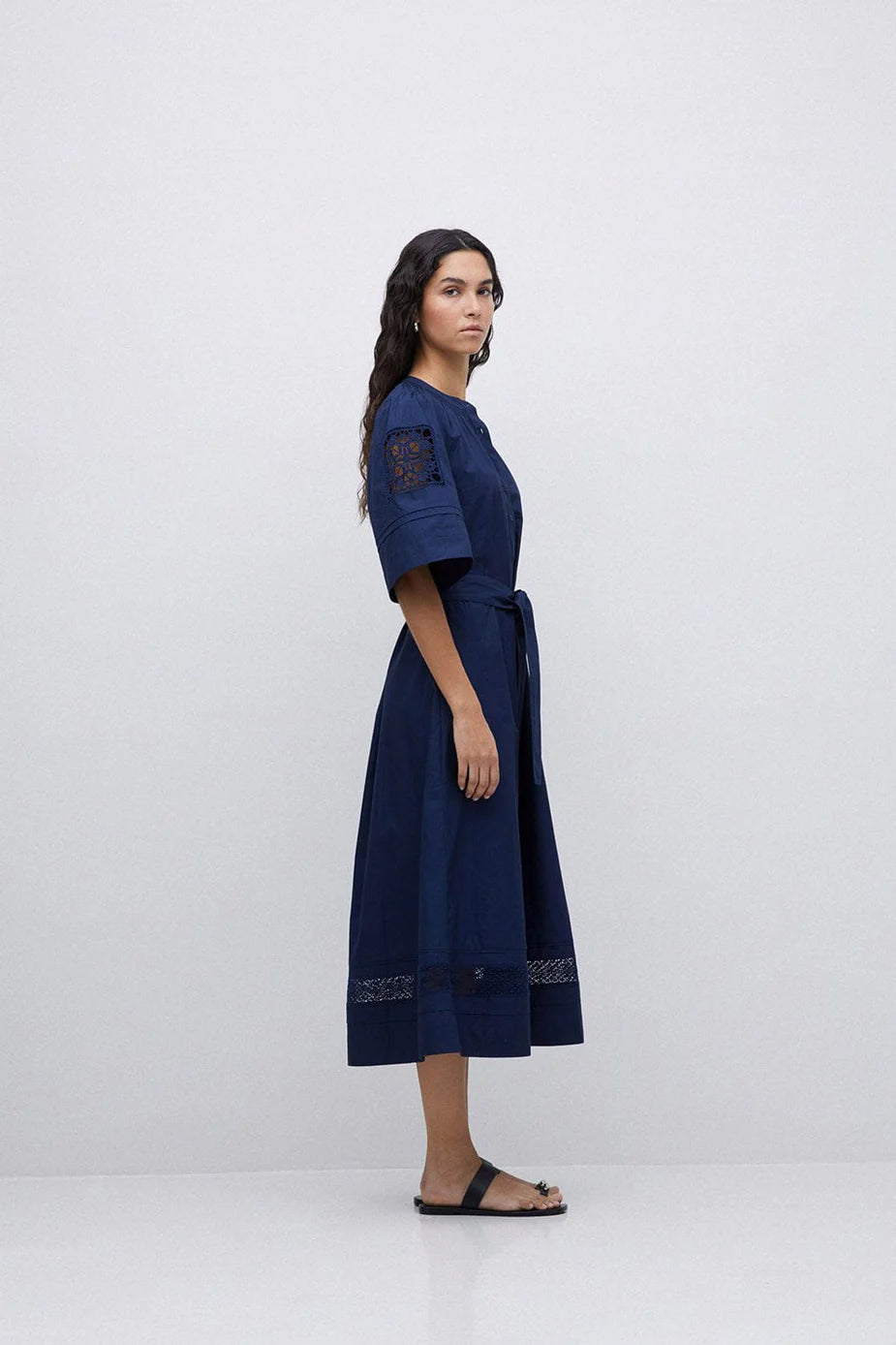 Yerse Hanoi Dress - Navy