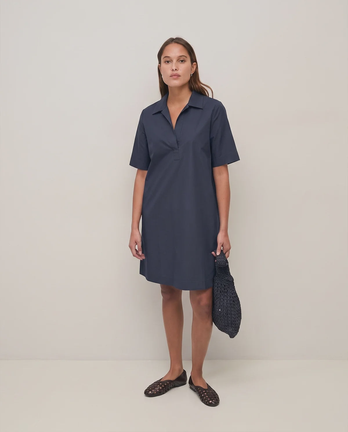 Yerse Short Dress - Navy