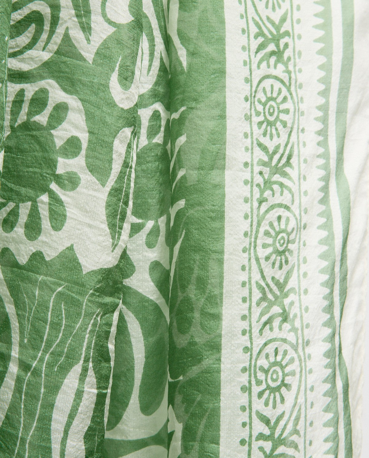 Yerse Silk Scarf - Green