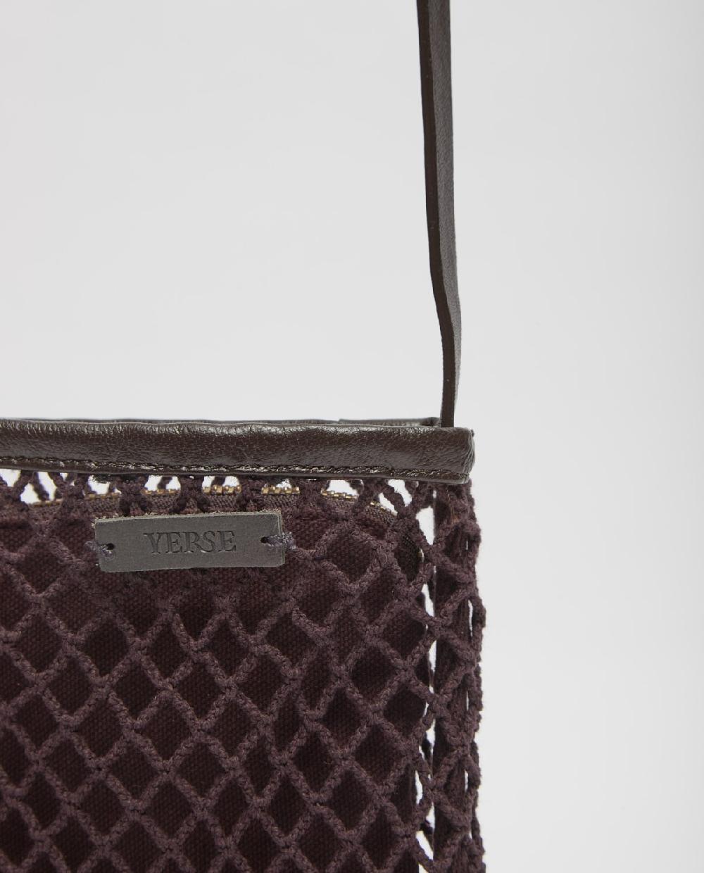 Yerse Mesh Mobile Pouch - Chocolate