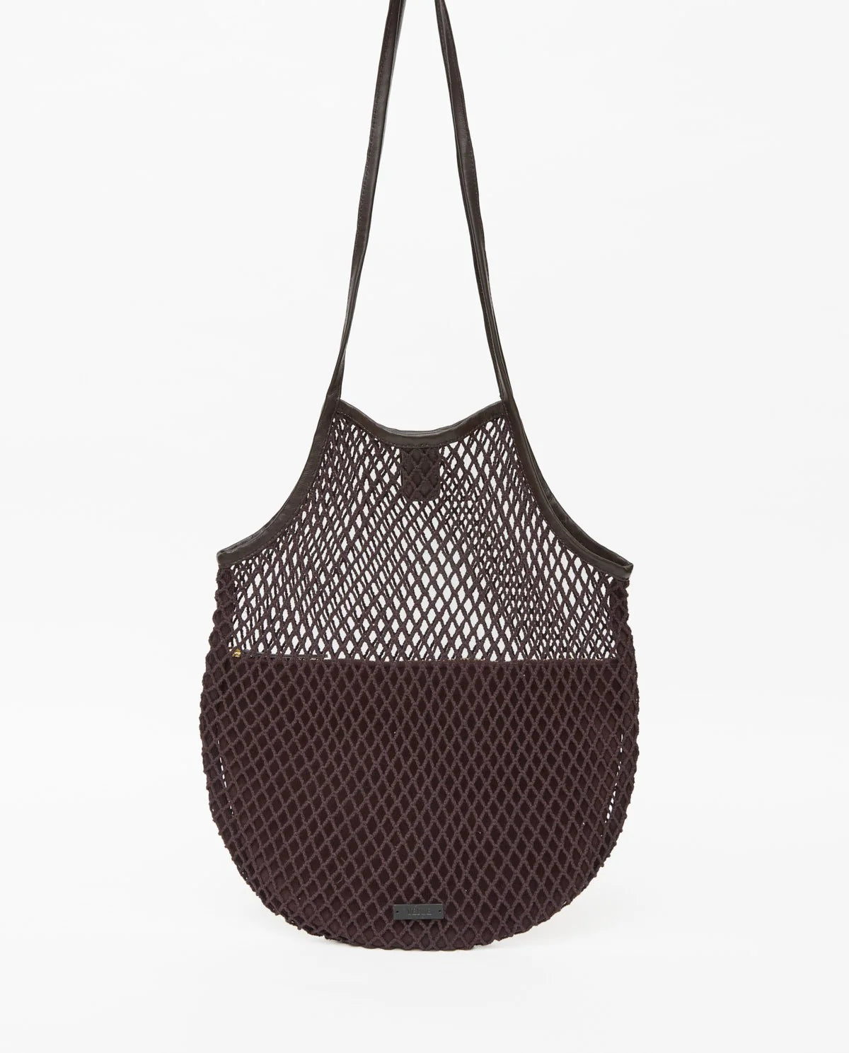 Yerse Mesh Shopper Bag - Chocolate