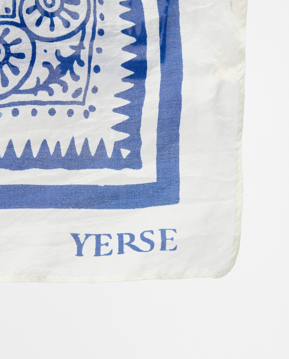 Yerse Silk Scarf - Blue