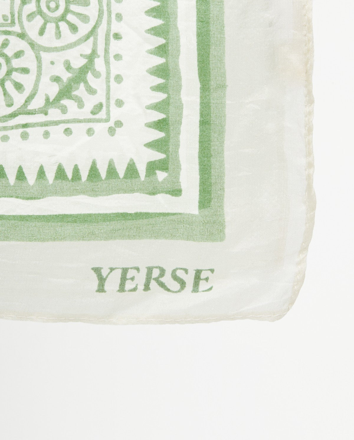 Yerse Silk Scarf - Green
