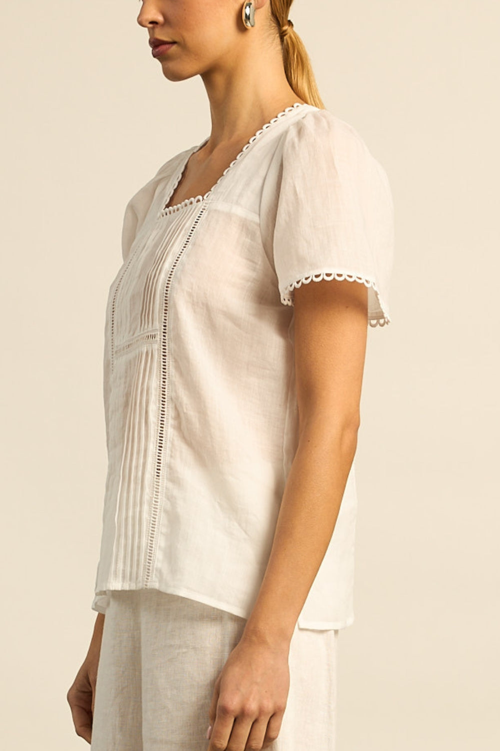 Zoe Kratzmann Yonder Top - Porcelain