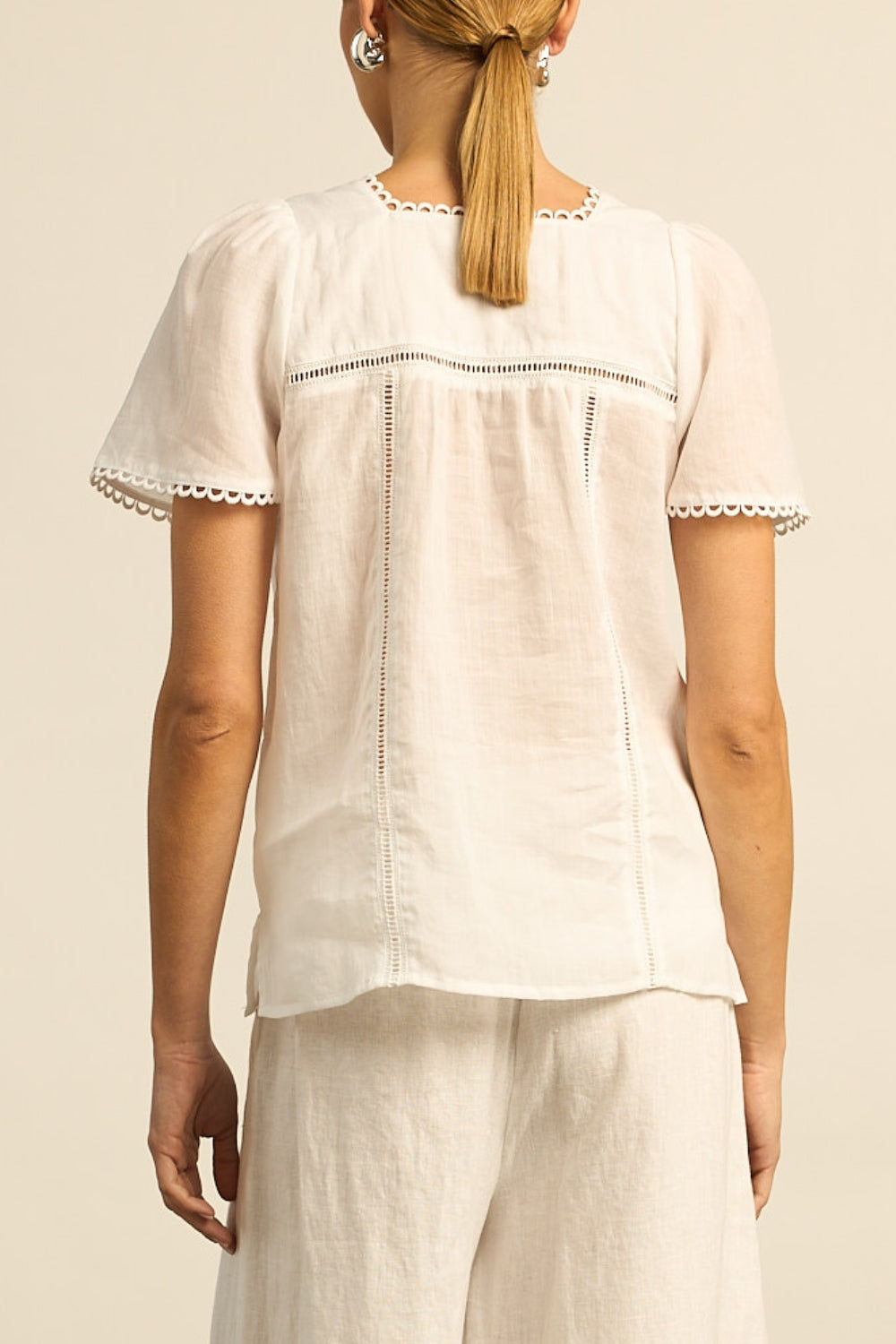 Zoe Kratzmann Yonder Top - Porcelain