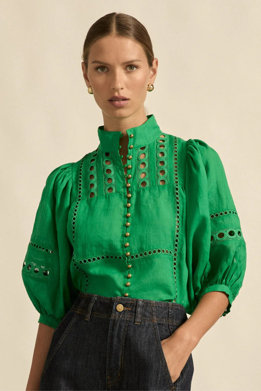 Zoe Kratzmann Cabaret Top - Parrot