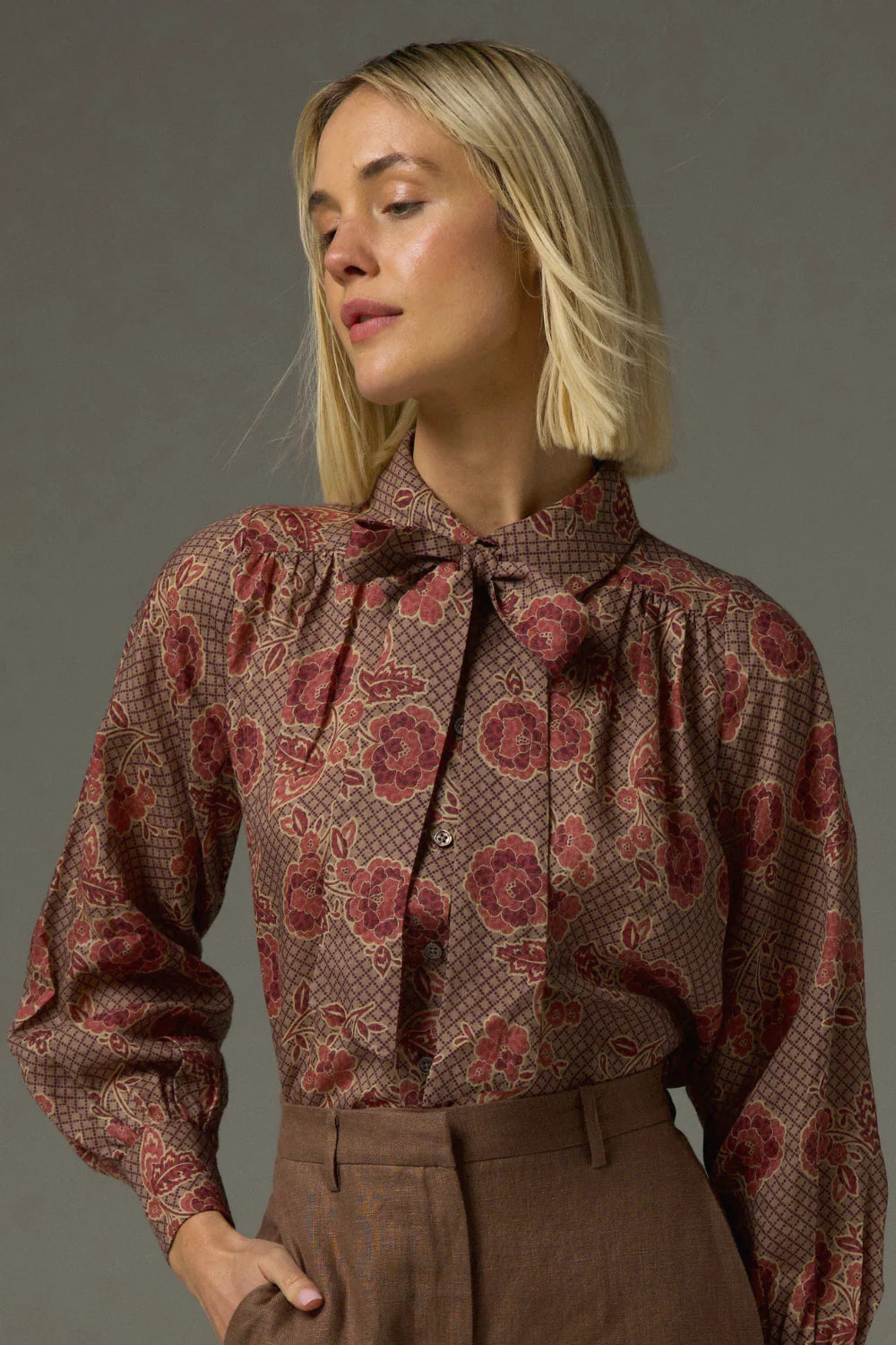 Zoe Kratzmann Fruition Top - Mumbai Bloom