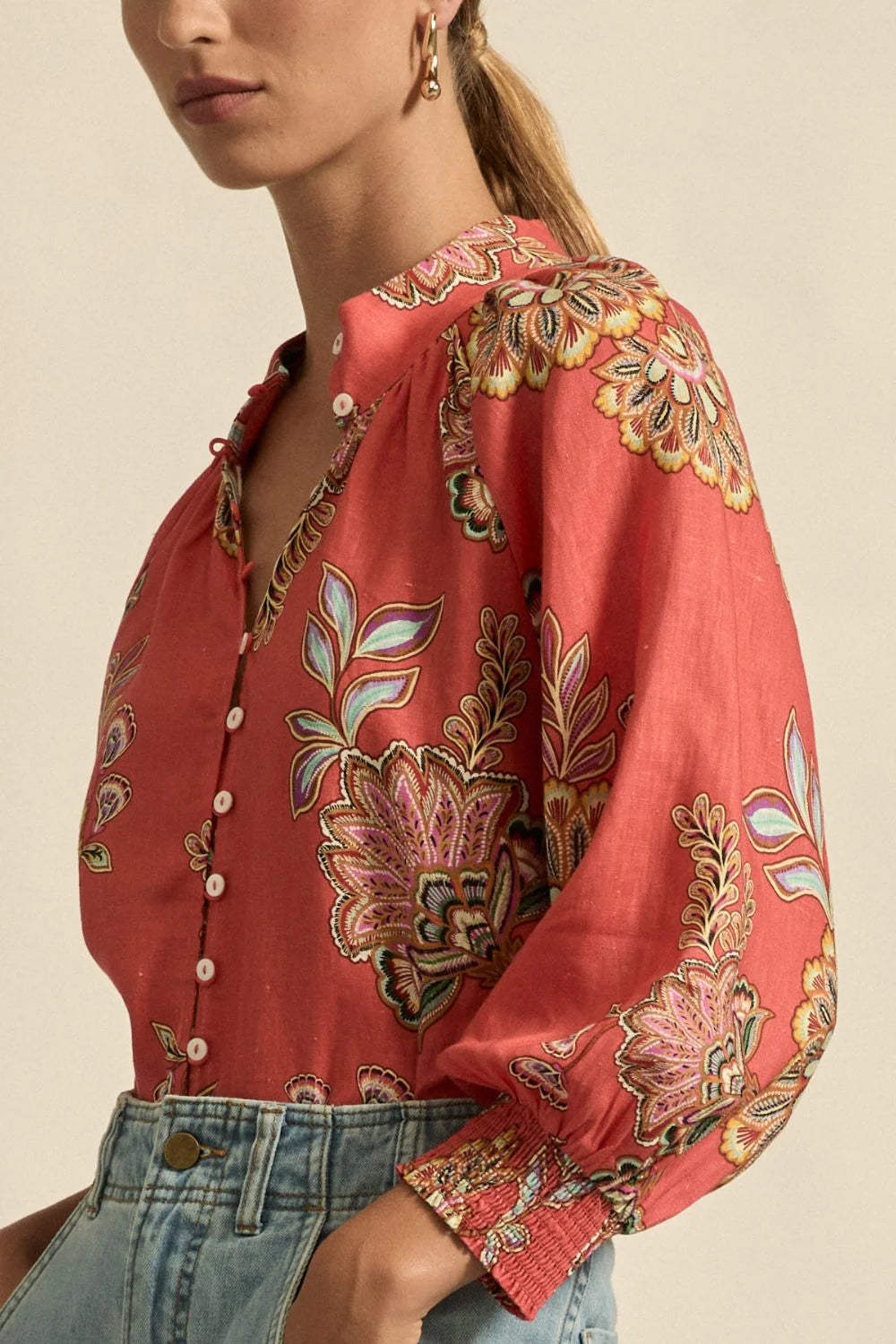 Zoe Kratzmann Inspire Top - K'gari Melon