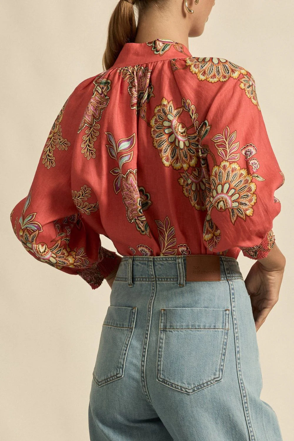 Zoe Kratzmann Inspire Top - K'gari Melon