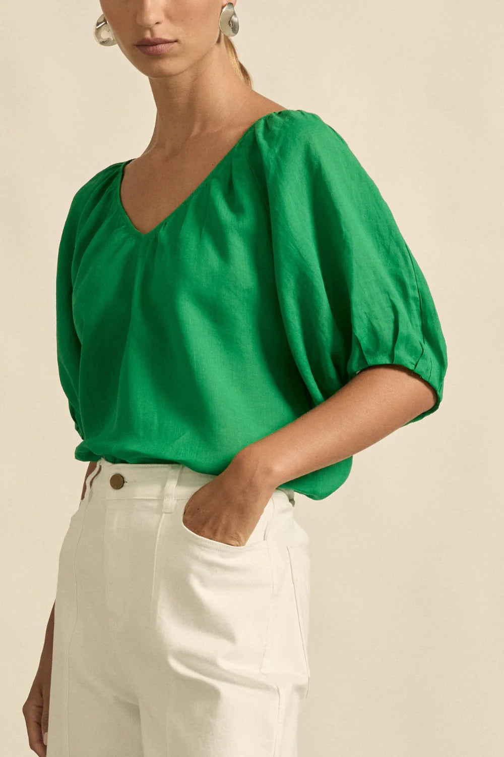 Zoe Kratzmann Trace Top - Parrot