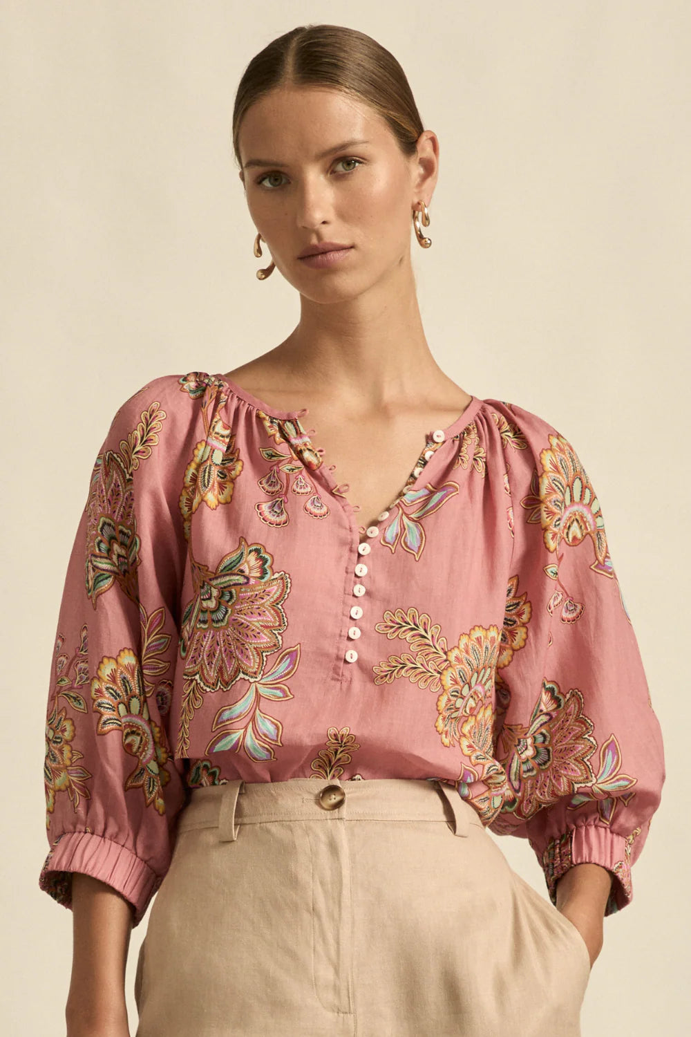 Zoe Kratzmann Tranquil Top - Kgari Bloom