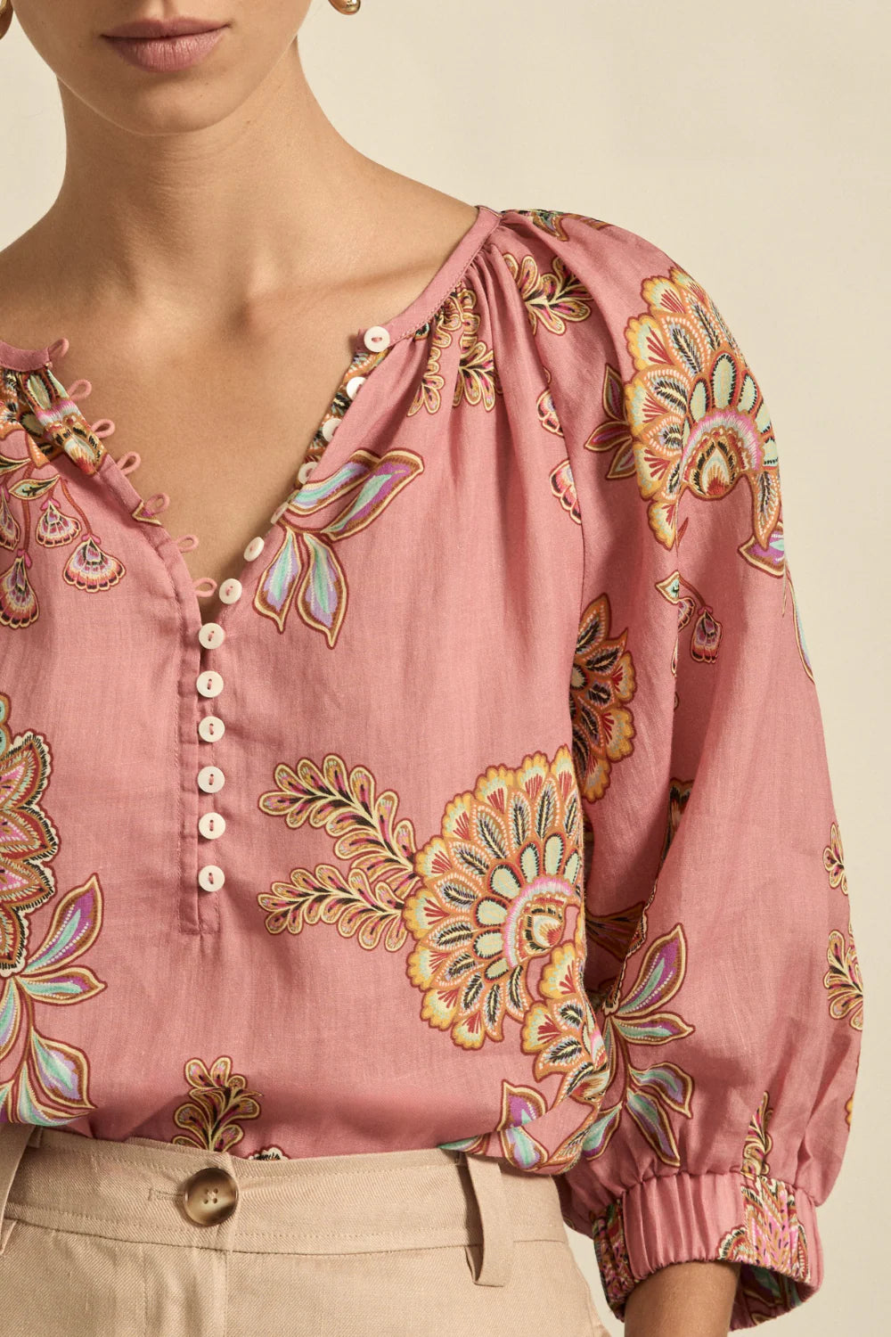 Zoe Kratzmann Tranquil Top - Kgari Bloom