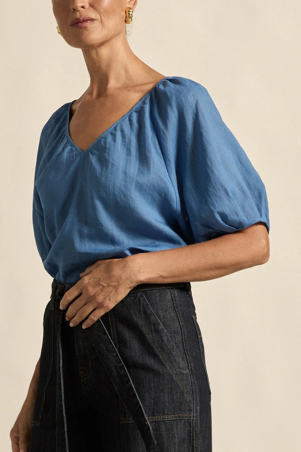 Zoe Kratzmann Trace Top - Shoreline