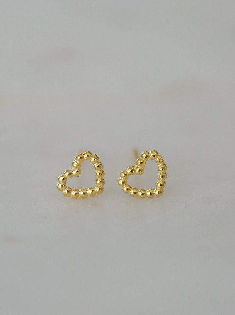 sophie dotty love studs gold