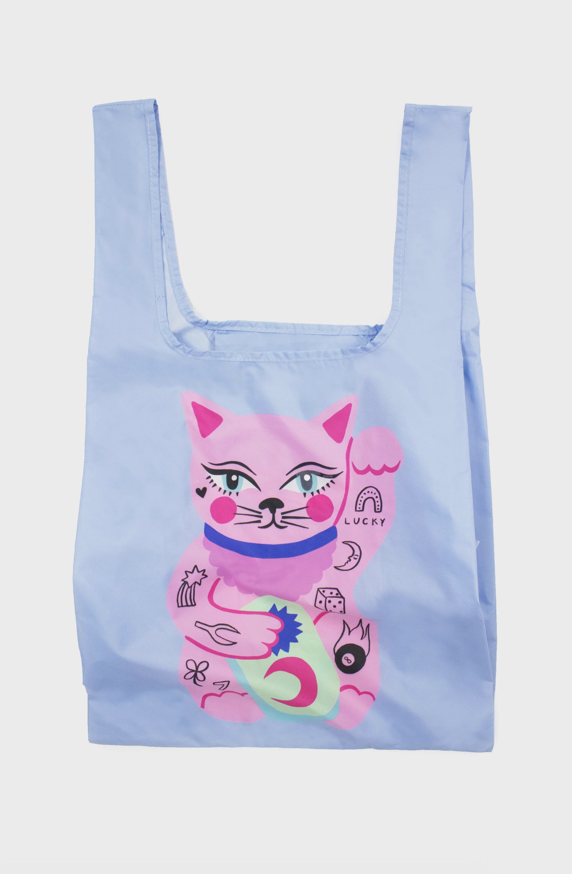 Kind Bag Medium Reusable Bag - Lucky Cat