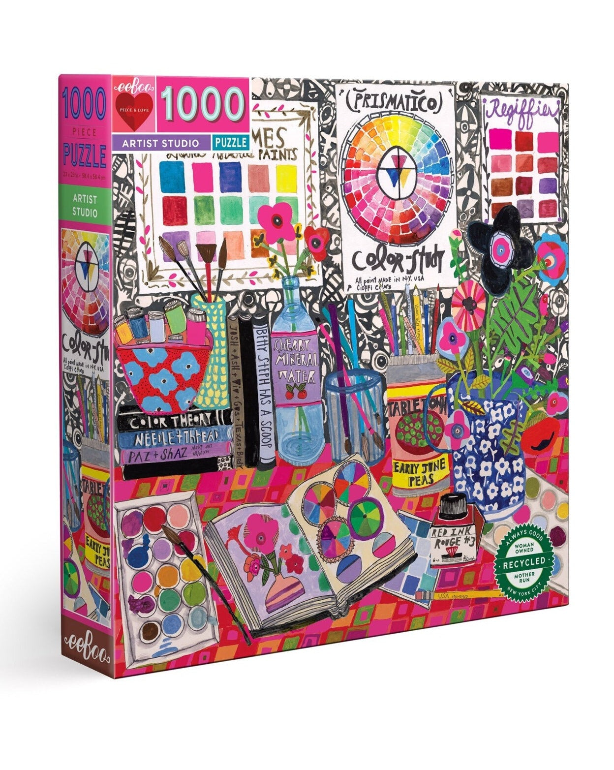 Eeboo Artist Studio Puzzle - 1000 pcs