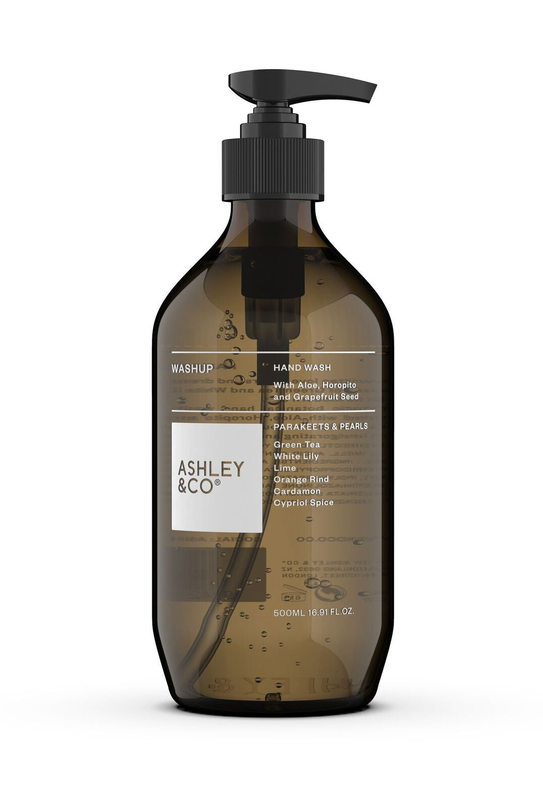 Ashley & Co Wash Up - Hand & Body Wash 500ml, Parakeets & Pearls