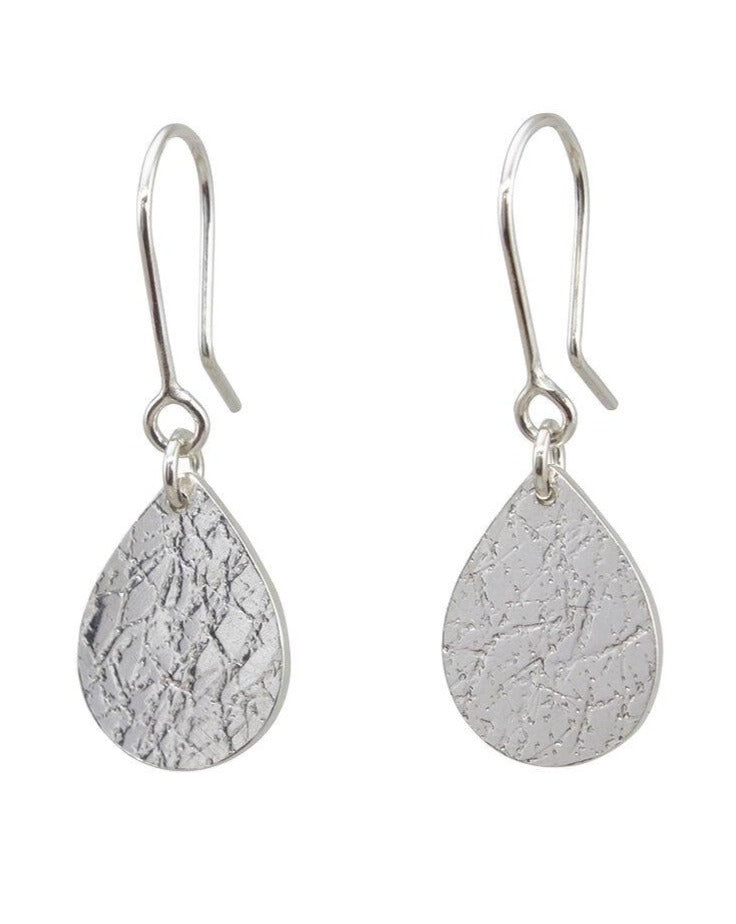 Aurelium Teardrop Earrings - Silver