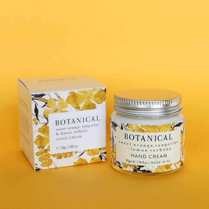 Botanical Hand Cream 50g  - Orange, Tangerine + Lemon Verbena