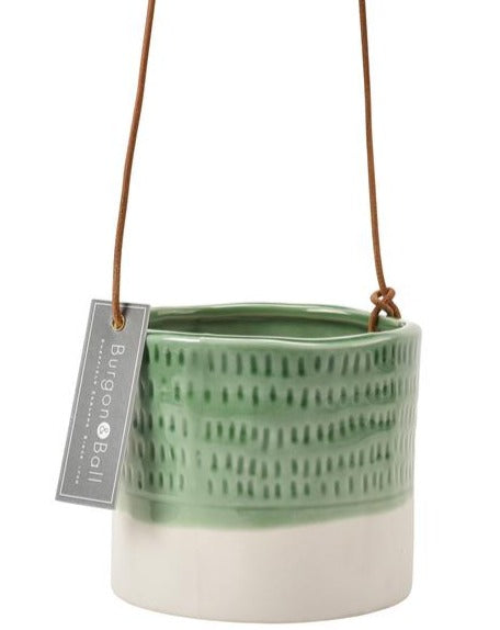 Burgon & Ball Hanging Planter - Pie Crust