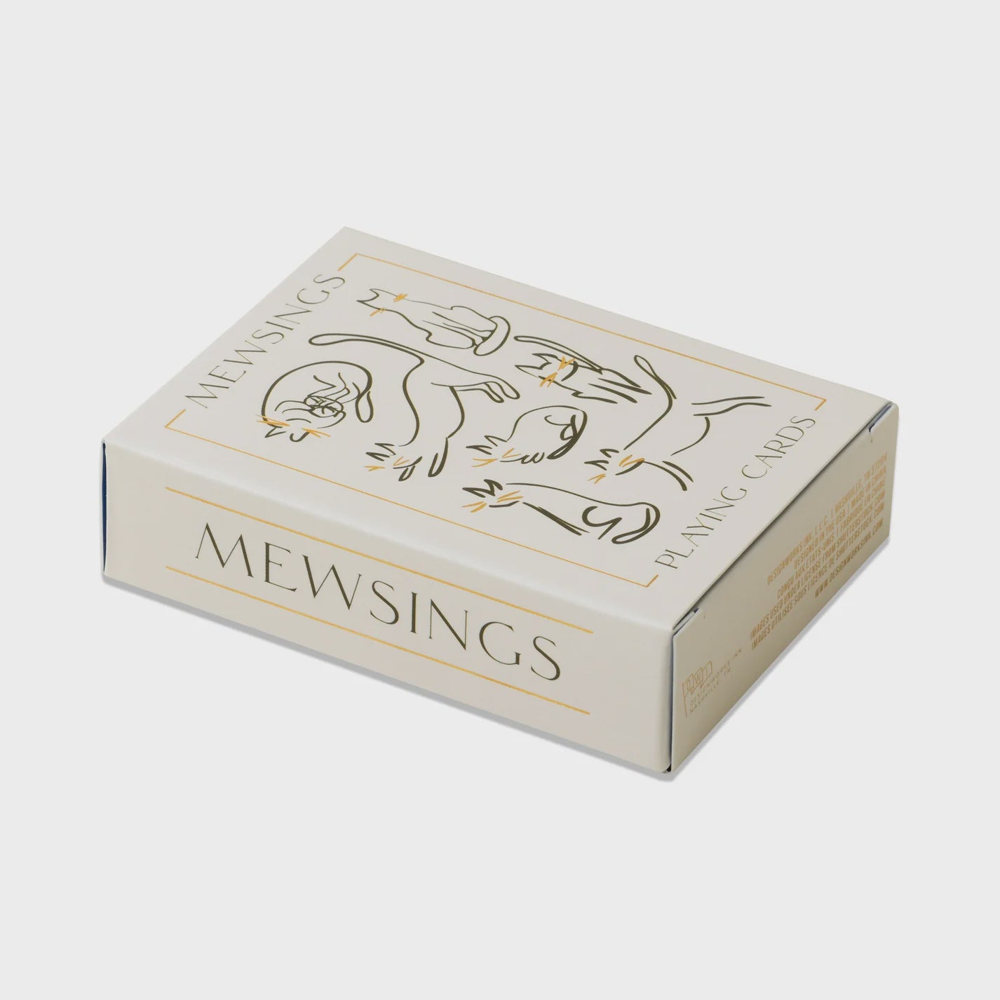 Designworks Ink Playing Cards - Cats Mewsings