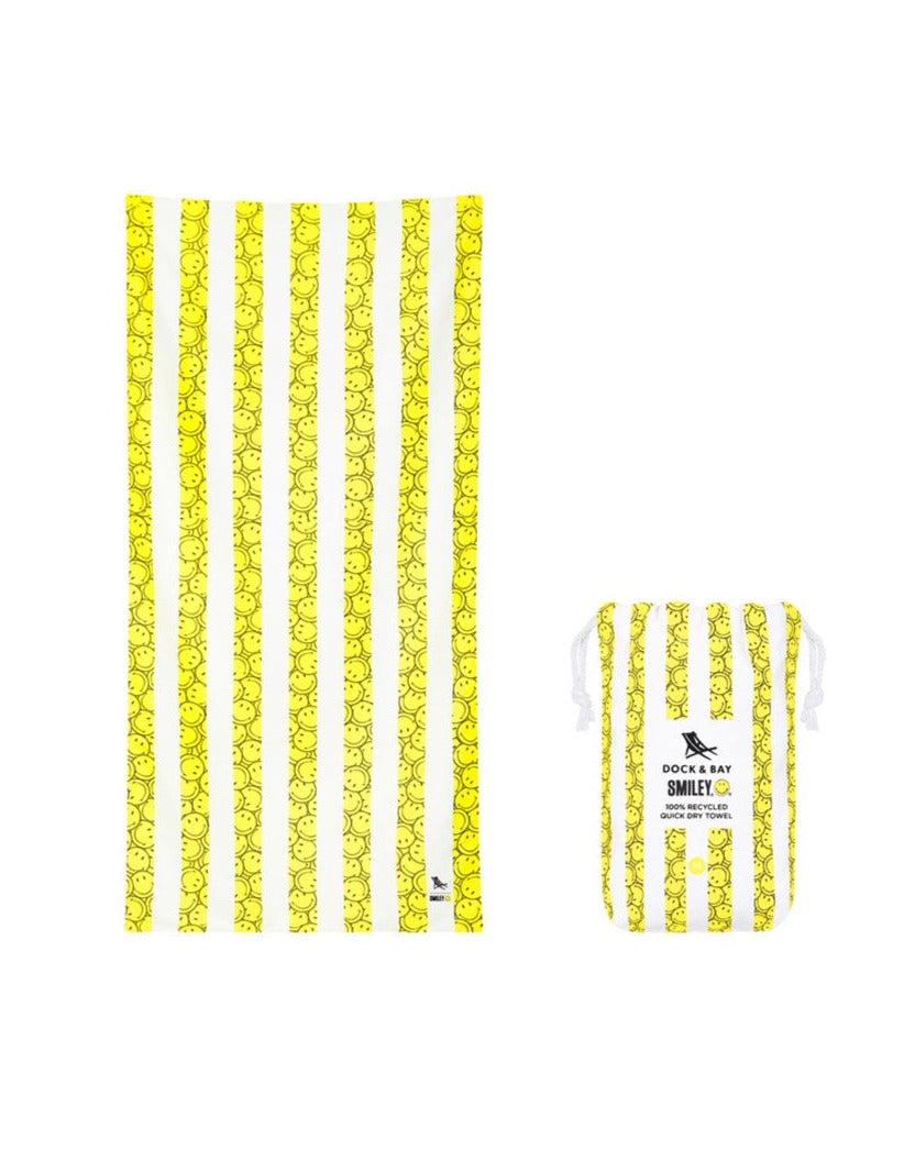 Dock & Bay Beach Towel Collection - Smiley