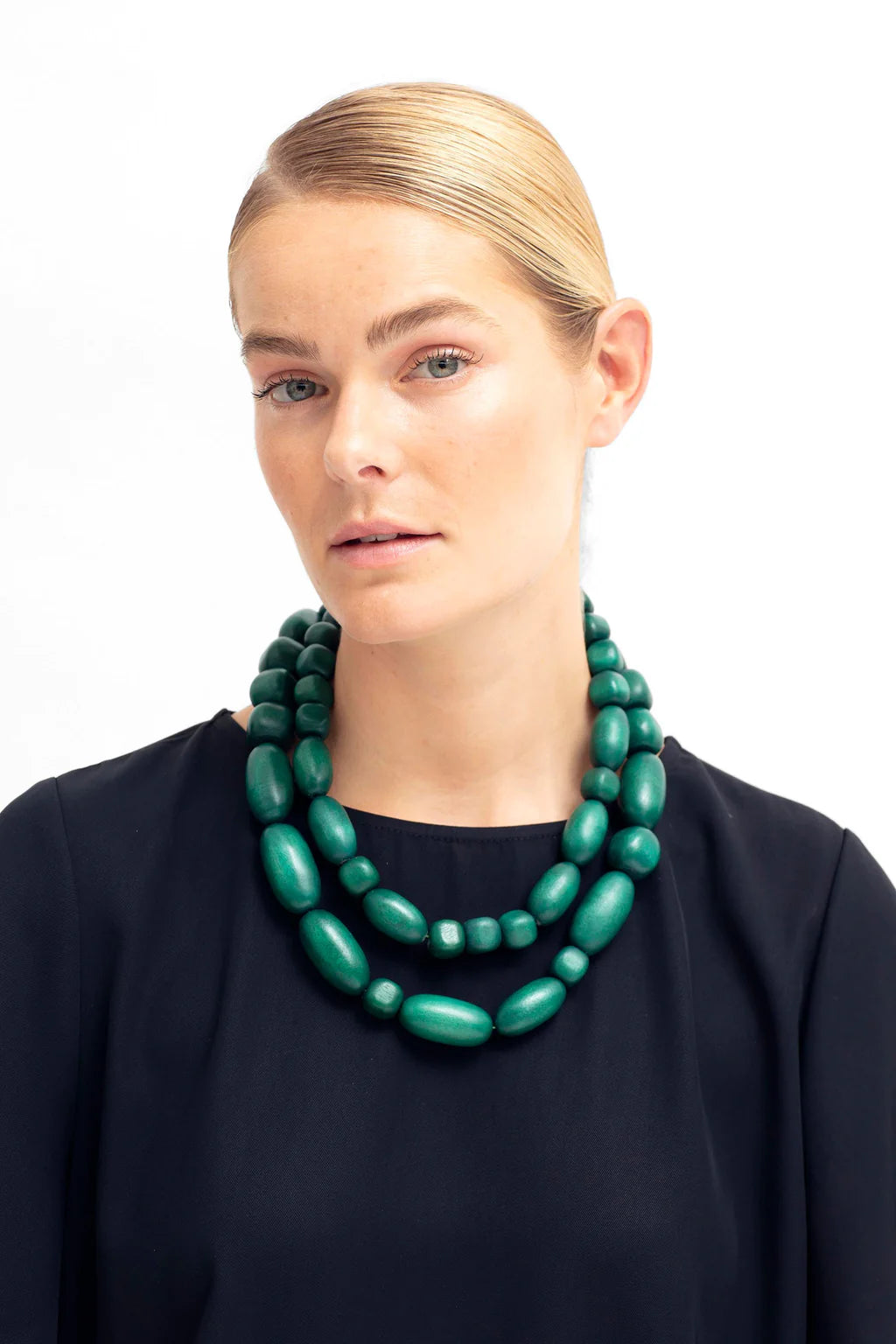 Elk Harno Necklace - Aloe Green