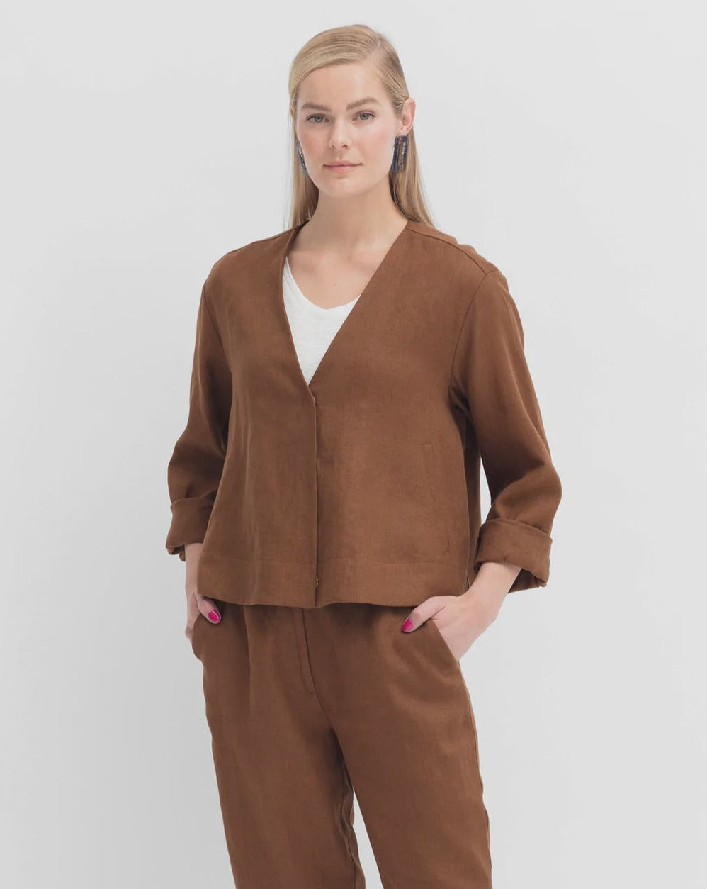 Elk Fiene Jacket - Bronze Brown