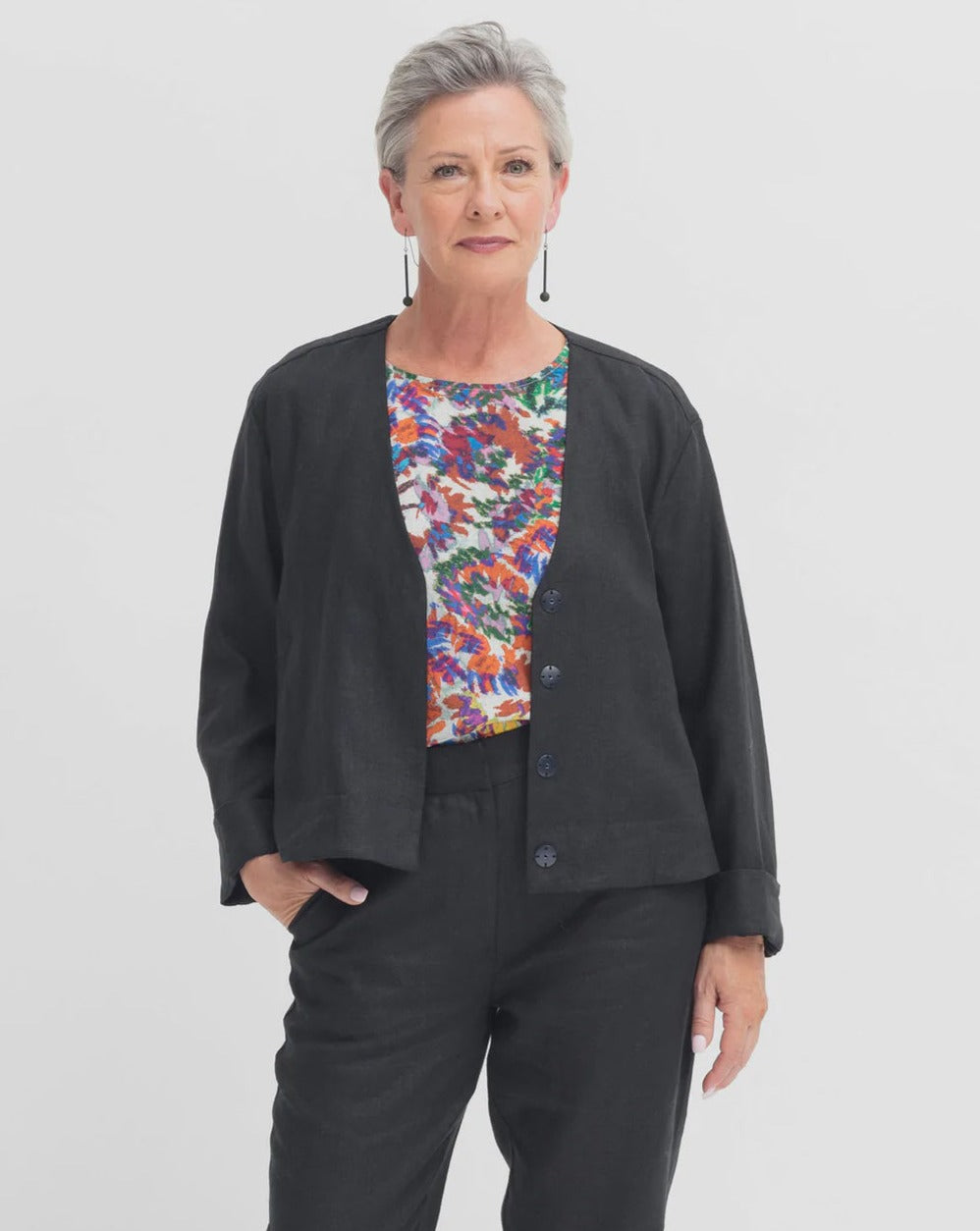 Elk Fiene Jacket - Black