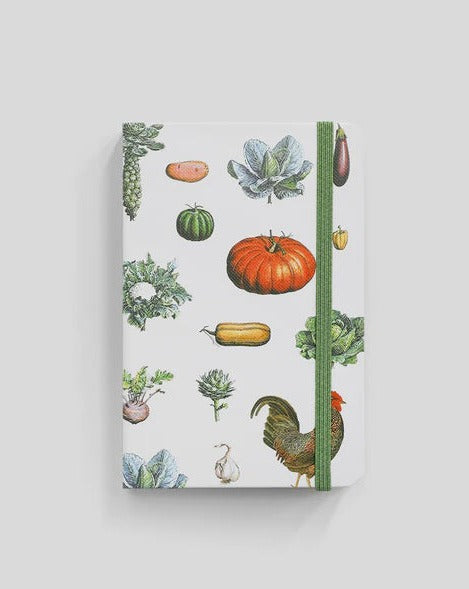 Father Rabbit Hardcover Notebook - Vintage Vegetables