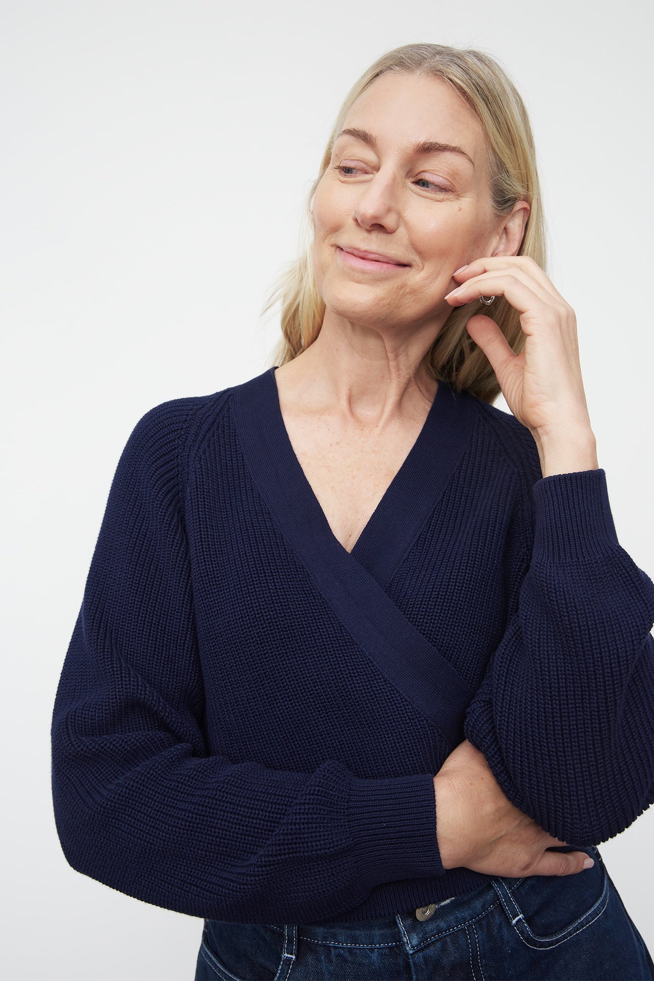Kowtow Composure Cardigan - Midnight