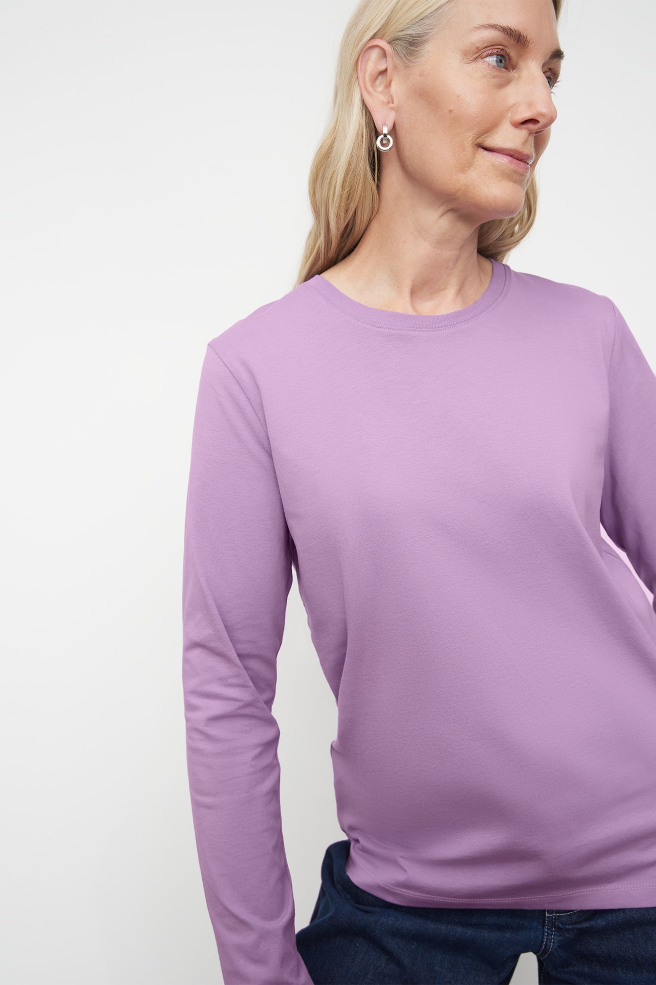 Kowtow Long Sleeve Top - Lavender