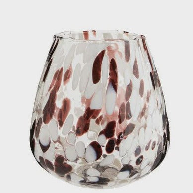 Madam Stoltz Speckled Glass Vase