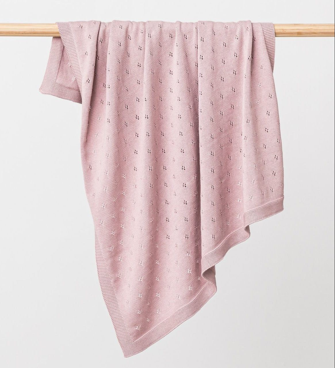 Over The Dandelions Marley Organic Blanket - Dusk