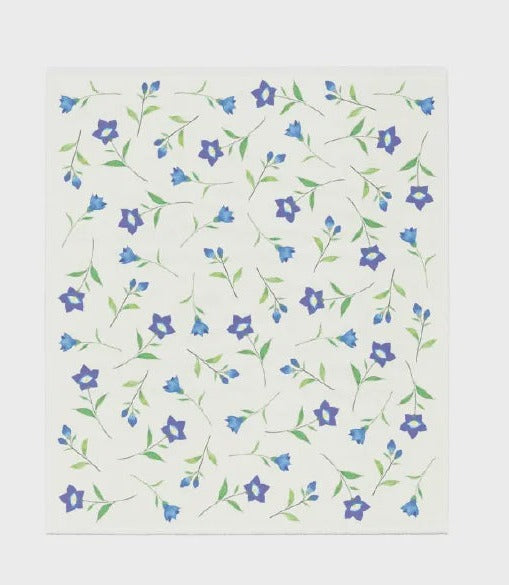 Nawrap Face Cloth - Blue Flower