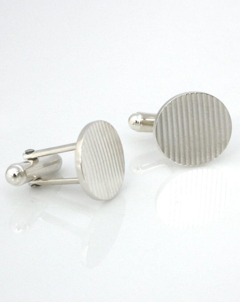 Aurelium Nine-To-Five Cufflinks - Silver