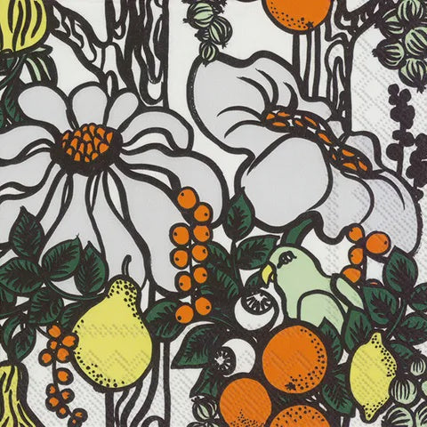 Marimekko Napkins - Pala Taivasta Grey