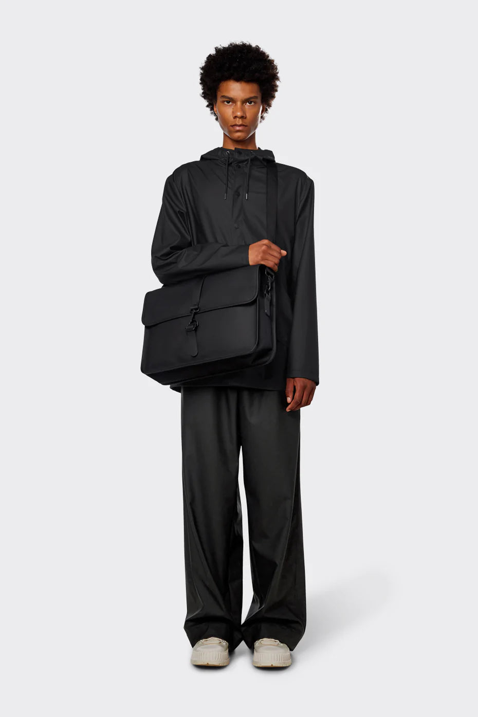 rains messenger backpack Rains Messenger Bag 14580 - Black
