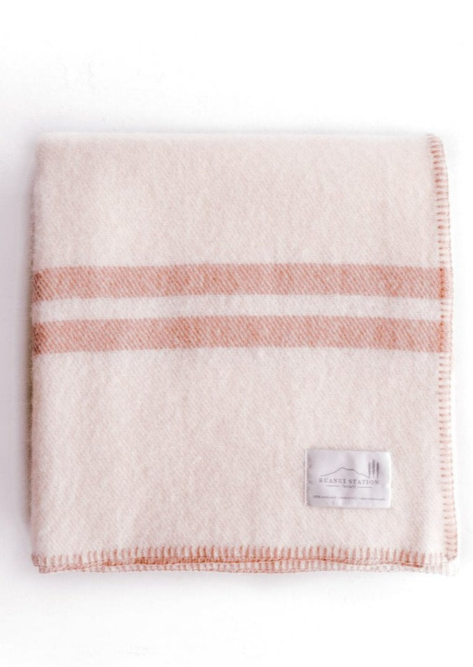 Ruanui Station Baby Blanket - Pipi Pink