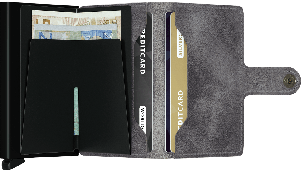 Secrid Miniwallet - Vintage Grey Black
