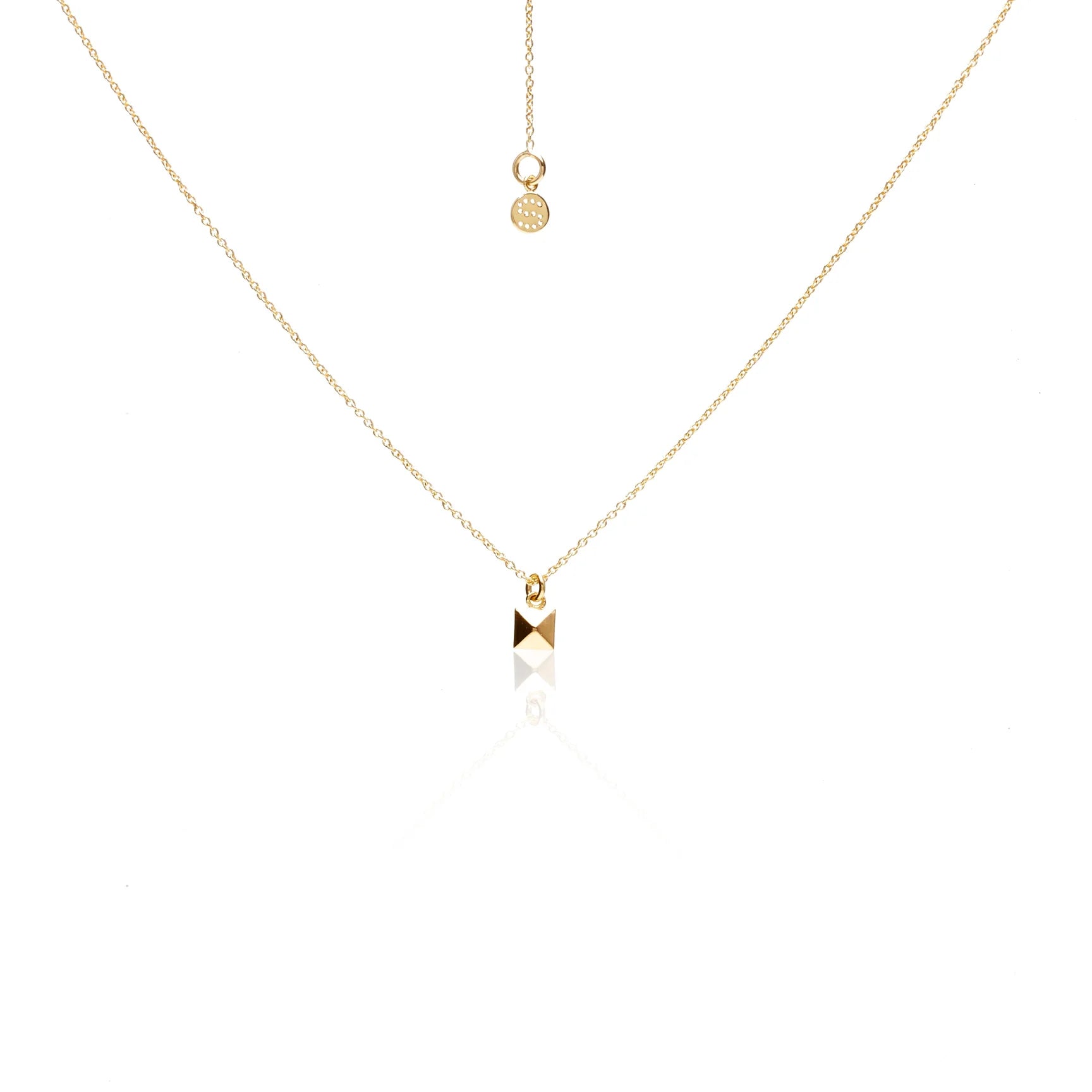 Silk & Steel Superfine Mini Olympia Necklace - Gold