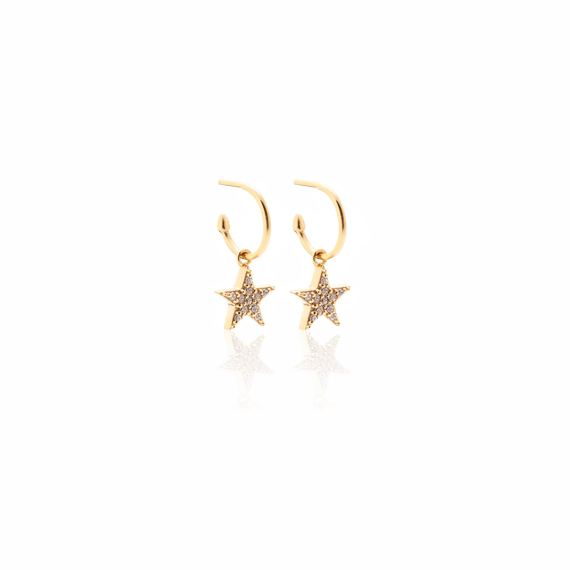 Silk & Steel Lumiere Hoops - Gold