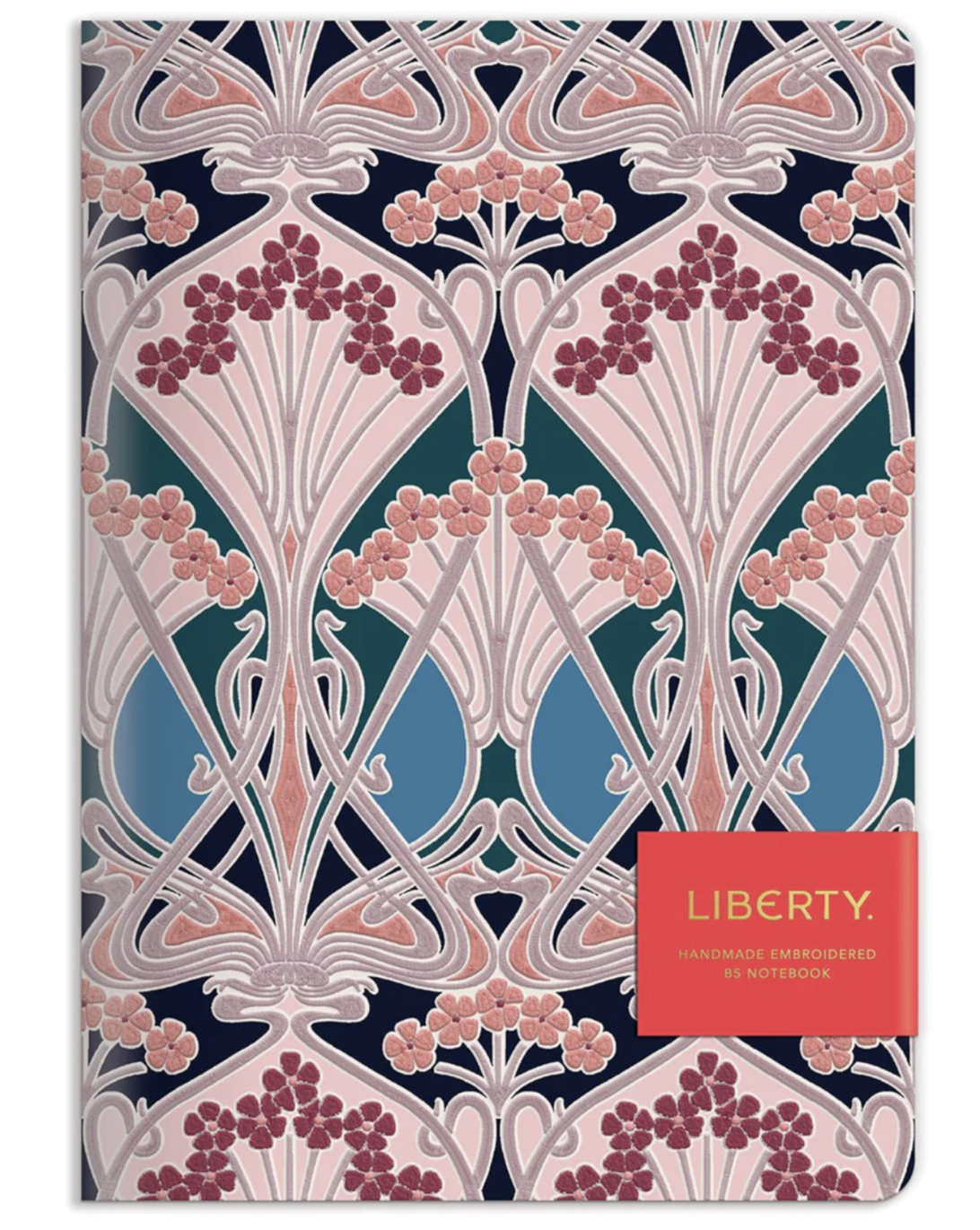Liberty Embroidered Notebook - Lanthe