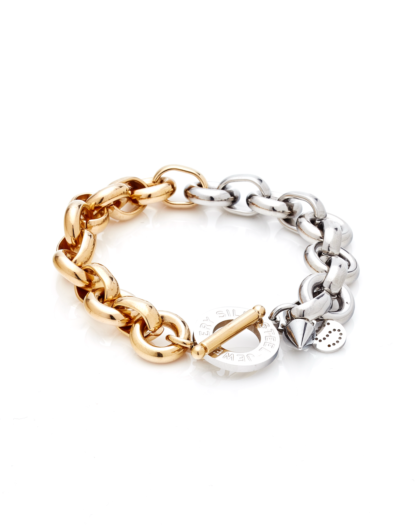 Silk & Steel Heirloom Bracelet - Two Tone