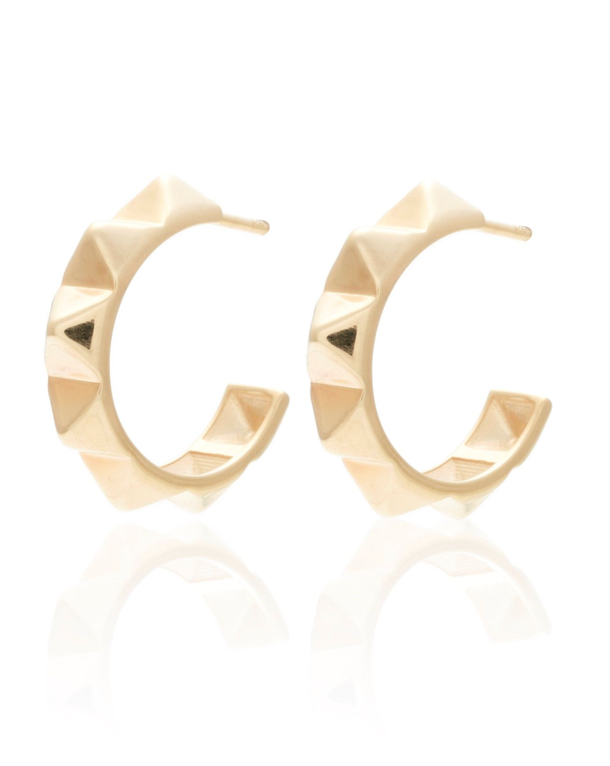 Silk & Steel Olympia Hoops - Gold/Medium
