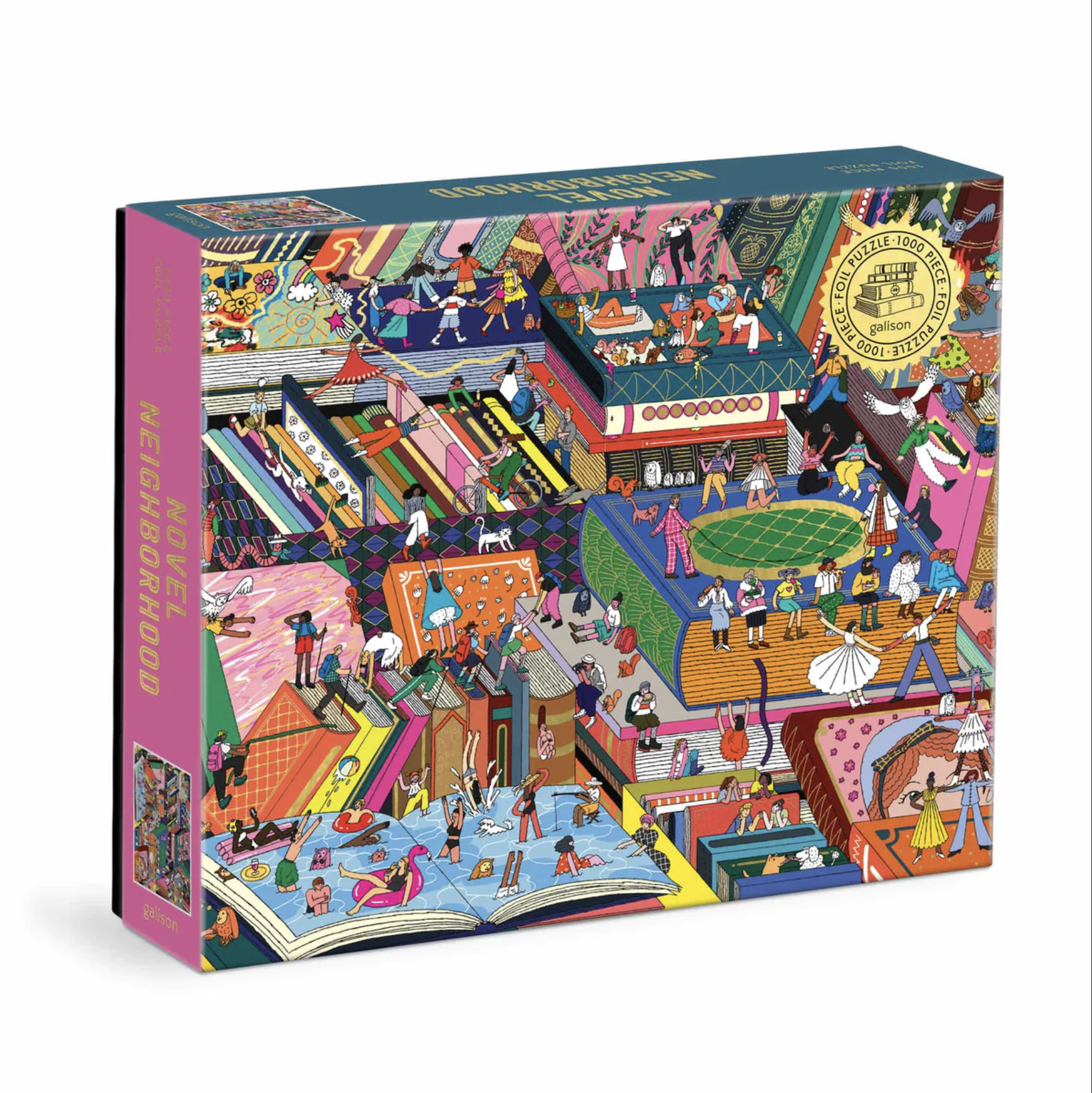 Galison Novel Neighbourhood Puzzle 1000pc