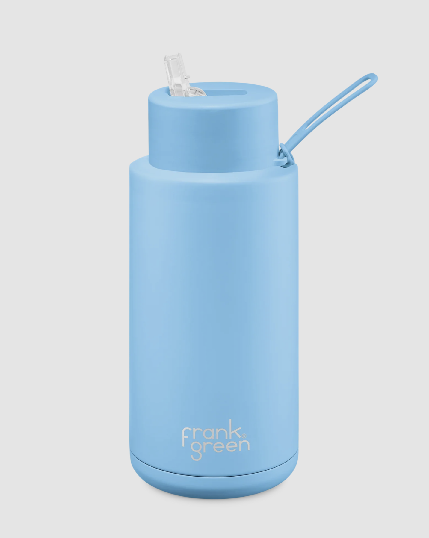  Frank Green Ceramic Reusable Bottle 34oz/1000ml- Sky Blue