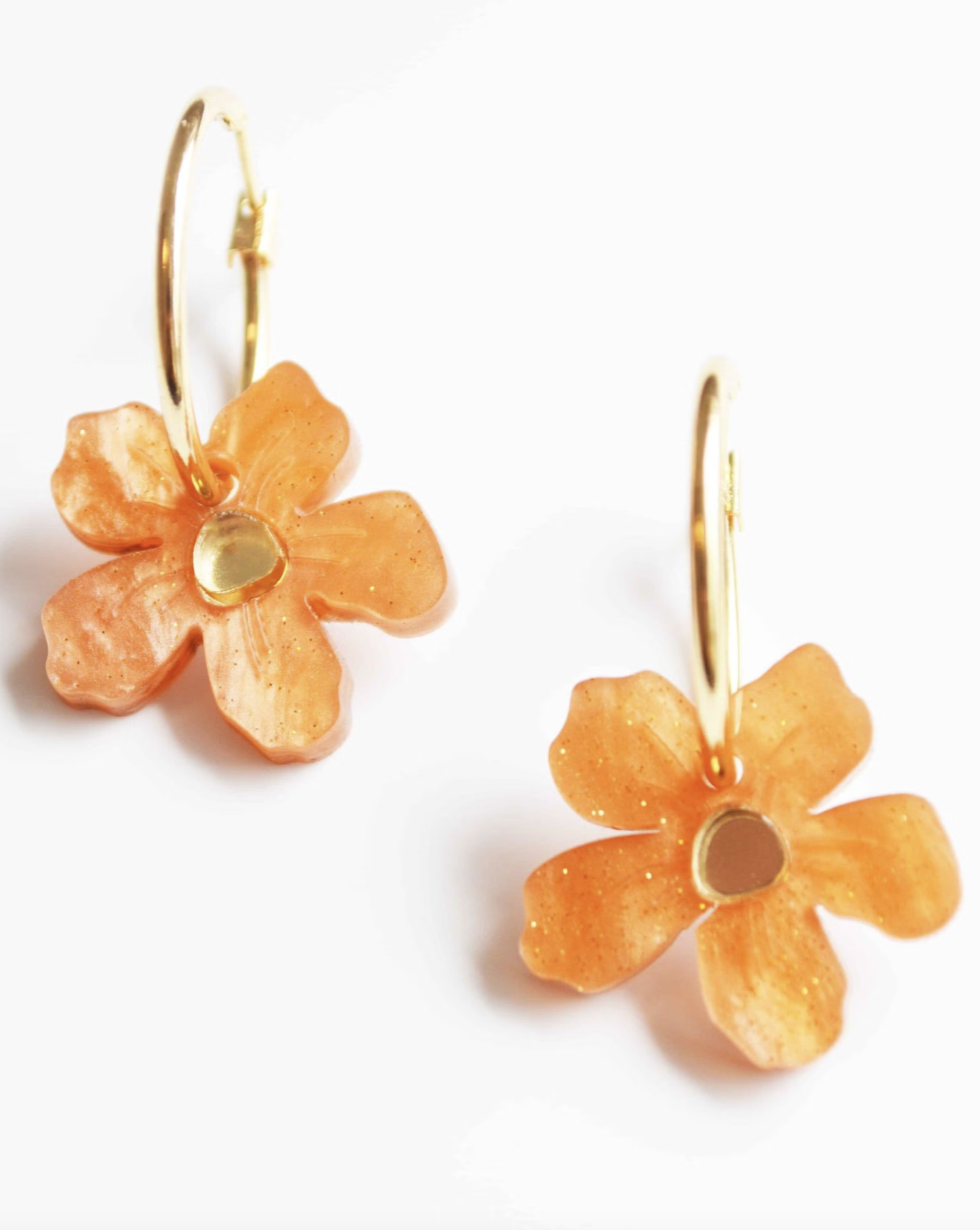 Hagen & Co Wildflower Earrings - Peach